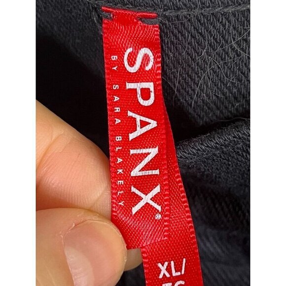 Spanx Pant Women XL Black Pull On Ankle Skinny Denim Jegging Neutral TG Retro 80 - Picture 2 of 11